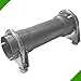 Produktbild 200mm Reduzierverbinder Rohr Reduzierstück 50mm auf 55mm Auspuff Adapter inkl 2 Schellen Abgasanlage Reduktion Reduzierung Verbindungsstück Rohrverbinder Rohrreduzierung Klemmstück