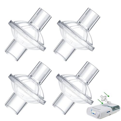 Inline Filter für CPAP Universelle Einweg Ersatz CPAP Filters Kompatibel mit allen 22 mm 25 mm CPAP/BiPAP-Geräten 4 Stück