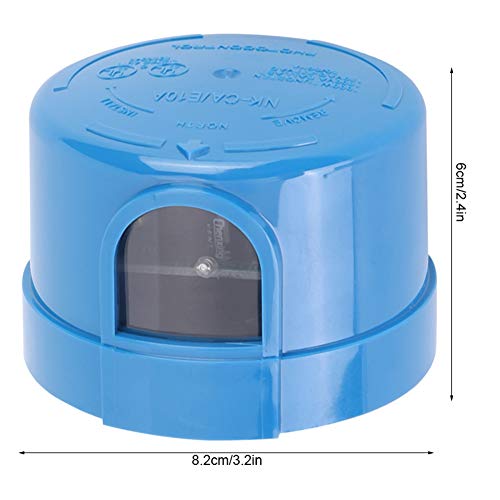 Interruptor fotoeléctrico sensor control de luz impermeable exterior 4