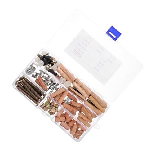 Mikikit 95 Piezas Juego De Enlaces De Muebles Hardware De Litera Tornillos De Cama Kit De Tornillos De Hardware De Cuna Tornillos Para Muebles Conector De Herrajes Para Muebles Madera