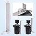 SPEEDWOW Universal Oil Catch Can Kit with low micron bronze filter & larger removable baffle,Oil Capture Tank Air Tank with 3/8