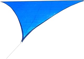 CIYODO Protetor De UV Pátios Guarda-Sóis Toldo De Vela Toldo De Vela Bloco De UV Vela Triângulo Dossel Antiuv Piscina Cobertura De Dossel De Triângulo Azul Para Pendurar Sombra De Vela