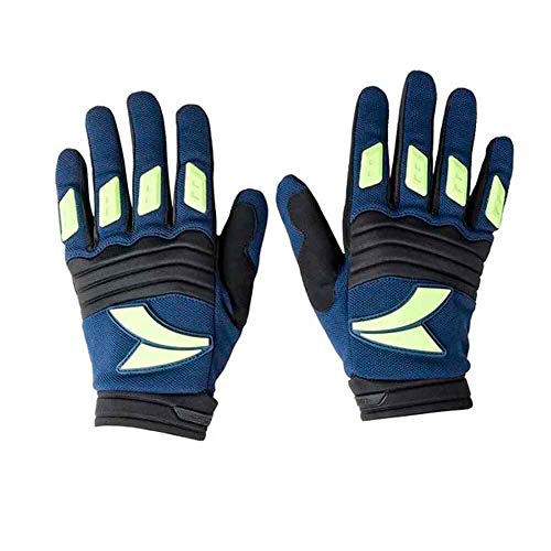 Multilaser Mt037, Luva Para Motociclista Dedo Longo, Tam. G, Azul/ Preto