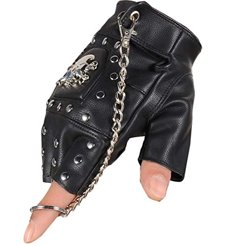 Steampunk Gothic Gloves Mens Vintag…