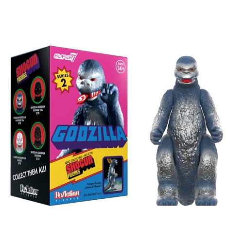 Image of Super7 Toho Shogun Godzilla Blind Box Flat Reaction Figures - (12 Pack) 3.75 inch Toho Godzilla Action Figures Classic Movie Monster Collectibles and Retro Toys
