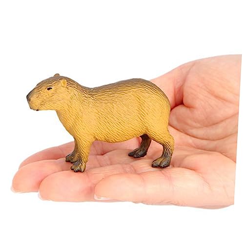FOYTOKI 4 Pçs Simulação Modelo Capivara Brinquedo Montessori Criança Jogando Estátua De Capivaras Re