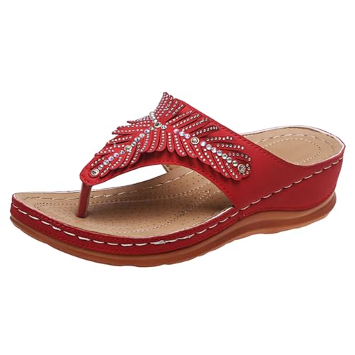 Sandales pour femmes chaussures pied gonflé compensées été t39