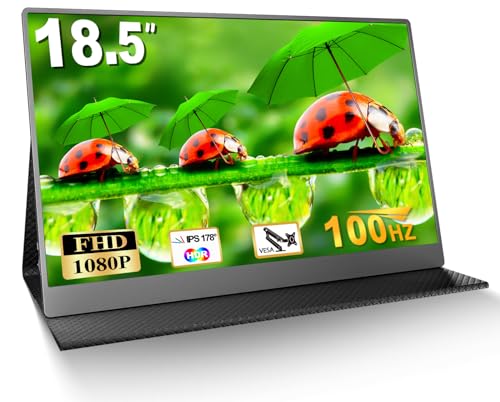 Momods Monitor Portatil, 18.5 Pulgadas 100hz Monitor De Juego Portátil, Ips 1080p Fhd Pantalla Portatil Con Vesa Mini Hdmi Usb-C, Para Computadora Portátil Teléfono Ps5 Xbox Momods Monitor Portatil, 18.5 Pulgadas 100hz Monitor De Juego Portátil, Ips 1080p Fhd Pantalla Portatil Con Vesa Mini Hdmi Usb-C, Para Computadora Portátil Teléfono Ps5 Xbox