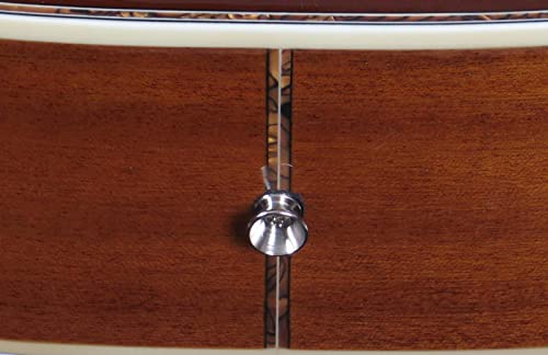 Oscar Schmidt Og1Fys-A-U 3/4 Size Dreadnought Acoustic Guitar (High Gloss) Flame Yellow Sunburst #TOP5