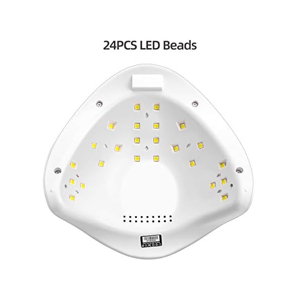 SUNUV SUN5 UV Light for Nails, UV Light Nail Lamp with Timer Settings, User Friendly UV Lamp Light for Nails, Smart LED UV Nail Light, LED UV Lamp for Gel Nails, Compatible with All Gel Types