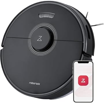 Robô aspirador de pó e passa pano Roborock Q7 Max, sucção 4200Pa, LiDAR, mapeamento vários andares, zonas restrição/sem passada de pano, autonomia 180min, funciona com Alexa, ideal para pelos(Preto)