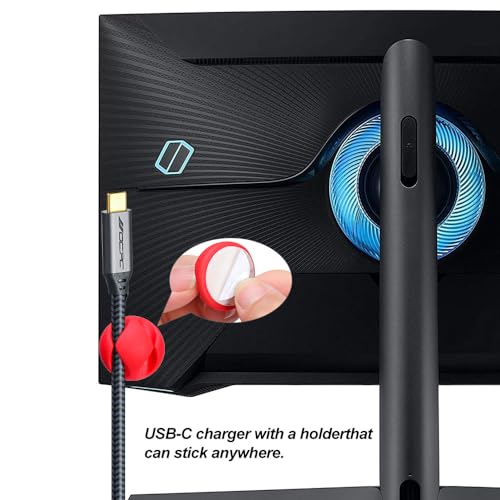 Image of OCPC USB C to USB C Cable Fast Charging (0.9ft /0.3m) 40 GBPS USB 4 Cable PD 240W Type C to Type C Cord 8K@60Hz Video， Fast Charging Cable Compatible with Computers, MacBook and iPhone15 Type-C