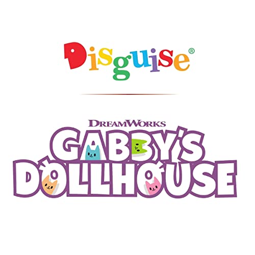 Disfraz clásico y tocado Gabby's Dollhouse para niños miniatura 6