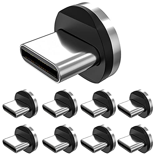 Conector magnético tipo C Bojianxin para cables de móviles Android en pack de 9 piezas