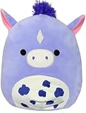 Squishmallow Official Kellytoy Plush Collectible Farm Squad Squishy Soft Animals (Meadow The Purple Horse, 8 Inch)