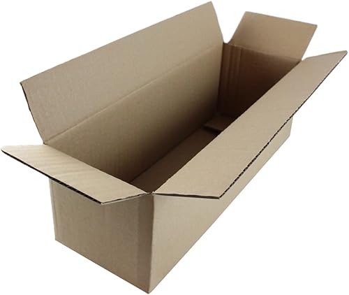 Miniatura 5 de EcoSwift 50 cajas de embalaje de la cartulina acanalada 12x4x4 que envían por correo los cartones móviles de la caja de envío