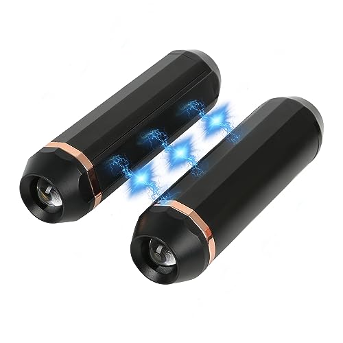Hand Warmers Rechargeable 2Pcs,CEIEVER Reusable Electric Portable Pocket Heater with Flashlight 10000mAh Magnetic USB Heater 3 Levels Adjustable