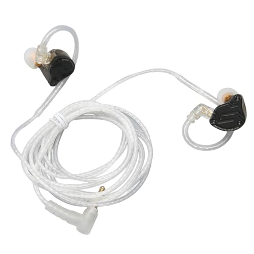 KZ ZS10 PRO X Przewodowe Słuchawki Douszne do Monitora, Hybrydowy Sterownik 1DD 4BA WYSOKIEJ CZUŁOŚCI, Słuchawki do Monitora HiFi, Odłączane, Posrebrzane Słuchawki z Kablem 0,75