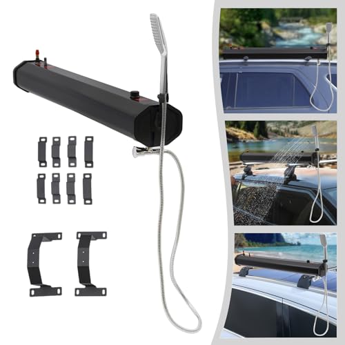 Ducha portátil para camping GUEYYSAN, tanque de agua presurizado montado en techo, capacidad 5.28 galones miniatura 6