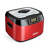 ultrasonic cleaner deutsch Viele Reinigungsfunktionen - Der Ultraschallreiniger verfügt über ein Gesamtvolumen von 1200ml. Das Gerät ist ideal zum Reinigen von Brille, Schmuck, Uhren, CDs, Zahnprothesen. Es kann auch viel verschiedene kleine Gemüse und Obst waschen