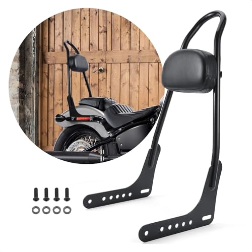 Respaldo de pasajero extraíble para Harley Softail FXBB FLDE 4