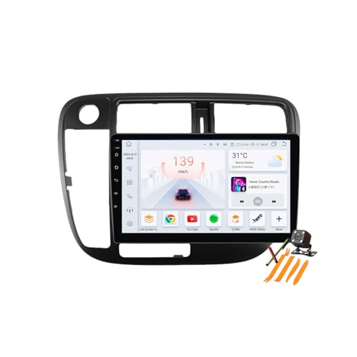 Autoradio 2 Din Android 13 pour Honda Civic 1995-2001 Multimédia WiFi BT