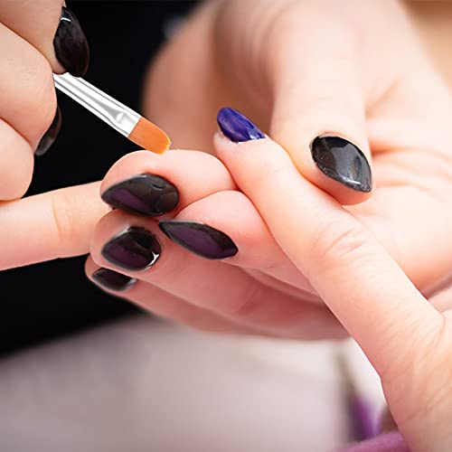 AvoDovA 7 Stück Nagel Pinselset, Malerei Pen für Gelnägel Pinselset, UV-Gel Nagel Pinsel Gelnagel Pinsel, Nagelpinsel UV Gel Nagel Acryl Pinsel Nail Art Nagel Kunst, Nagelbürste für Nägel Nailart (B) – Bild 8