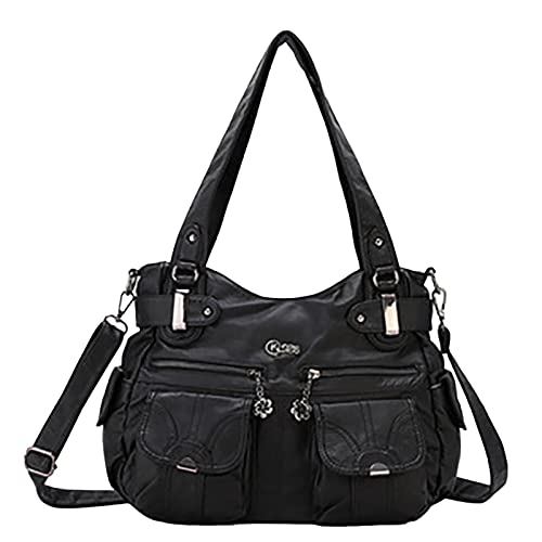 Sac à bandoulière tendance en PU finitions soignées et design élégant pour femme