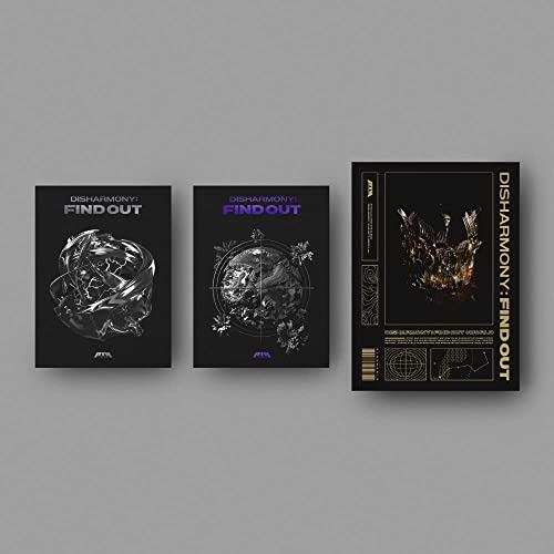 Álbum de fotos KAKAO M P1HARMONY - DISHARMONY: FIND OUT (3er álbum mini) versión TURN OUT (sin póster)