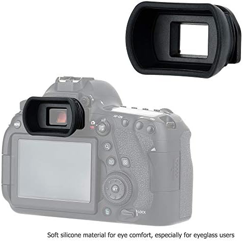 KIWIFOTOS Eyecup Eyepiece for Canon EOS 800D 90D 80D 77D 6D Mark II 6D 5D Mark II 5D 70D 60D 60Da 760D 750D 700D 650D 550D 500D 100D 1500D 1300D 1200D 1100D 1000D 3000D Replaces Canon EB EF Eye Cup