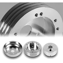 STAY-TUNED, High Quality Aluminum 5 & 6-Bolt Steering Wheel HUB Adapter, Fit For 70-77 Ford Lincoln/Mercury/Bronco/ F100/ F150/ F250/ F350, Steering Accessories, 3-HUB-A05 Chrome