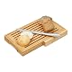 Relaxdays Brotschneidebrett mit Messer