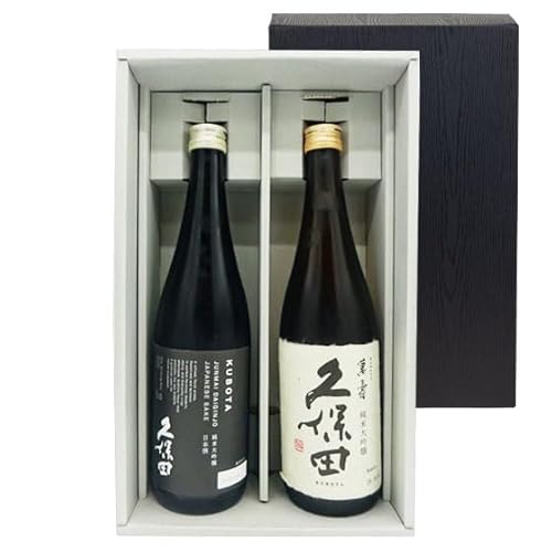 久保田セット 久保田 純米大吟醸 黒&萬寿 720ml 2本 ギフトボックス入り 新潟県 朝日酒造 日本酒 誕生日 プレセント ギフト