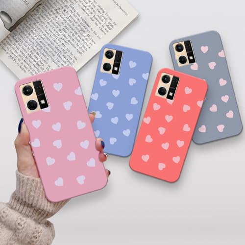 Image of COLORflow Back Cover Compatible with Oppo F21 Pro 4G / F21s Pro 4G | Heart Celestial Color Customized Back Cover Compatible with Oppo F21 Pro 4G / F21s Pro 4G