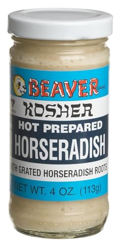 Beaver Kosher White Horseradish, 4 oz (pack of 6)