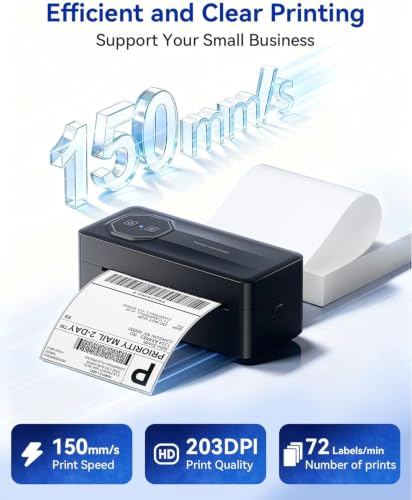 Image of TATTMUSE Bluetooth Thermal Label 4X6 Wireless Shipping Label Printer