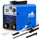 TRQWH Mini Welding Machine 220V 200A Stick Welder Machine Portable ARC Welder with IGBT Digital Display Hot Start for Beginners and Professionals Welder
