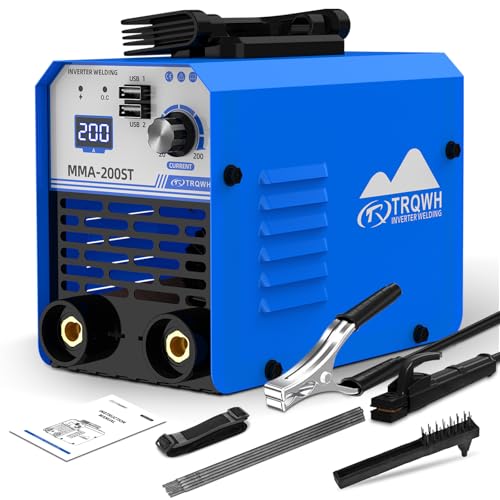 Image of TRQWH Mini Stick Welder 110V Welding Machine - 200A Portable Welding Machine with 5pcs Rods Small Welder Machine with IGBT Inverter Hot Start for Beginners and Professionals Welder