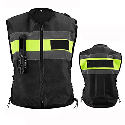 Gilet Airbag Protettivo Riflettente Moto, Tessuto 600D