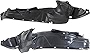 Evan-Fischer Fender Liner for 2006-2011 Honda Honda Ridgeline Front Left& Right Side Set of 2