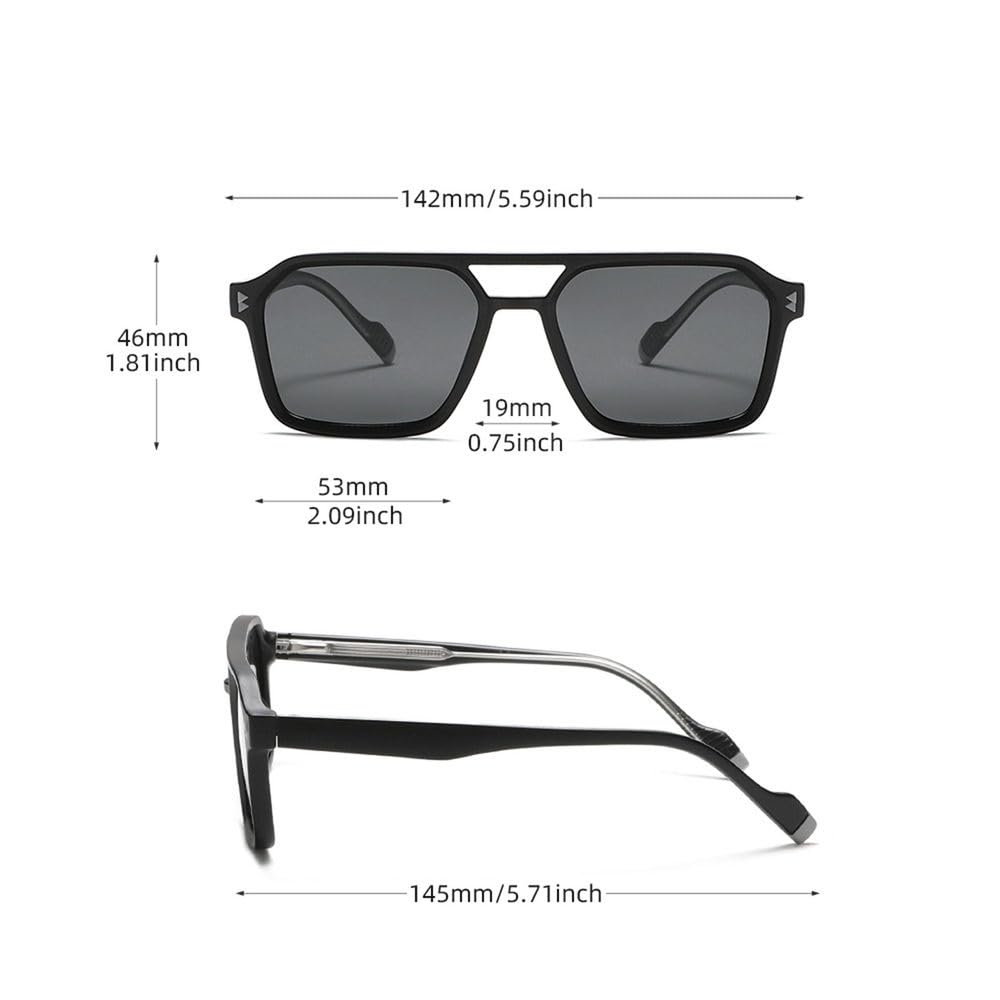 Męskie sportowe okulary przeciwsłoneczne z polaryzacją UV do jazdy na rowerze, do jazdy samochodem, okulary przeciwsłoneczne, C1,145 * 142 * 46 mm