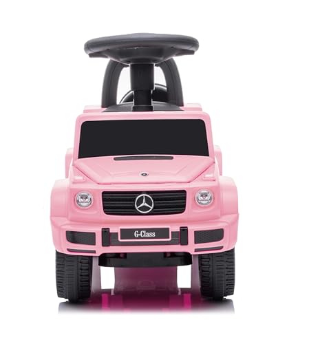 Image of Best Ride On Cars Mercedes G-Wagon Push Car, Baby Pink, Large