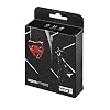 Look Cycle Delta Indoor/Fitness Cycling Cleats Anti-Slip Surface - Compatible with Standard Look Delta Style (Not KEO) Pedals - Black Red