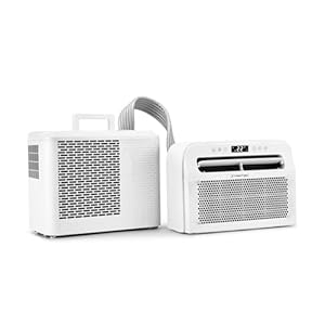TROTEC PAC-C 1500 SH Climatiseur de camping WiFi 4 en 1 - Climatiseur split pour caravane et camping-car - Refroidissement, chauffage, déshumidification, ventilation - 5000 BTU, contrôle par