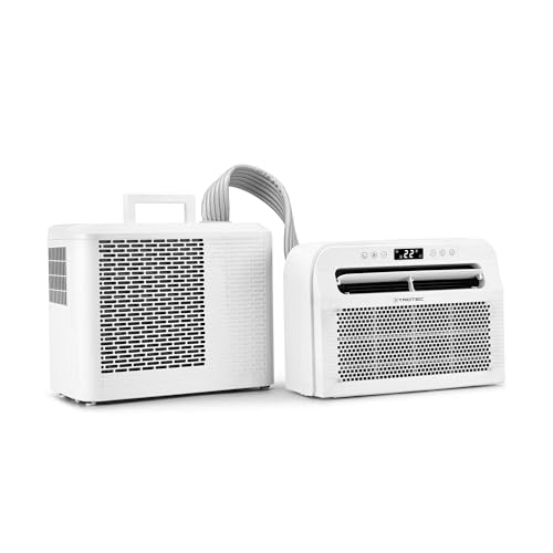 TROTEC PAC-C 1500 SH Climatiseur de camping WiFi 4 en 1 - Climatiseur split pour caravane et camping-car - Refroidissement, chauffage, déshumidification, ventilation - 5000 BTU, contrôle par
