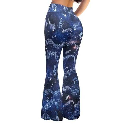 ELEDIZI Women’s Flared Yoga Pants with Tummy Control