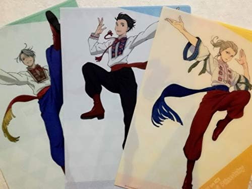 Amazon Co Jp ユーリ On Iceクリアファイル 3枚セット全3種 久保ミツロウ ユーリオンアイス ローソン限定 フィギュアスケート ホビー 通販