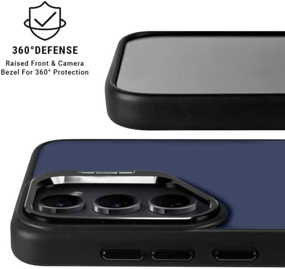 Skinit Kickstand Phone Case Compatible with Galaxy S25 Plus - Officially Licensed Disney Lilo and Stitch Let Me Sleep Design