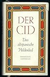 sammlung dieterich  Sammlung Dieterich, 321: Der Cid. Das altspanische Heldenlied