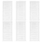 filtro HEPA accessori per Lefant M3 / Max / Gen2 aspirapolvere robot 6 pezzi di ricambio